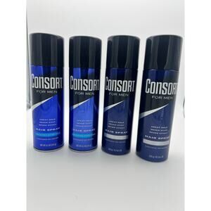 Consort for Men hair spray - lot of 4 regular & extra hold